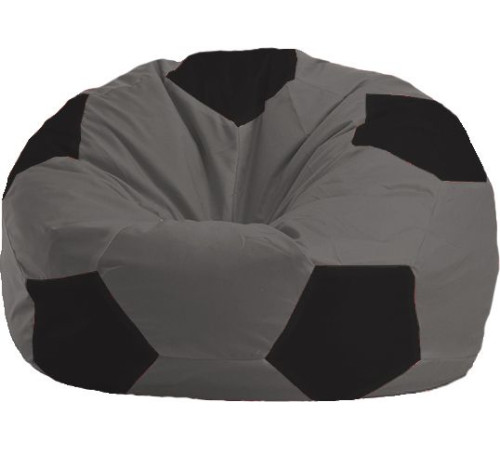 Кресло-мешок Flagman Мяч Стандарт М1.1-475 темно-серый/черный