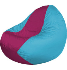 Кресло-мешок Flagman Classic К2.1-55 голубый/фуксия