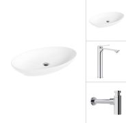 Умывальник Lauter 21571 + Rio 21AM12672 с сифоном 21635CH хром