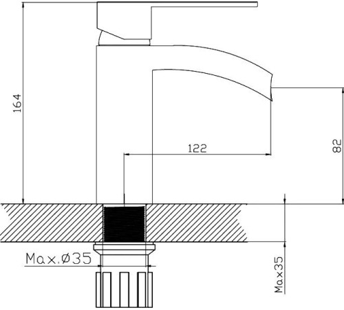 Смеситель Haiba HB13505