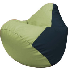 Кресло-мешок Flagman Груша Макси Г2.3-1915 оливковый/синий