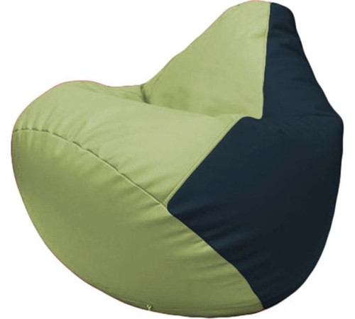 Кресло-мешок Flagman Груша Макси Г2.3-1915 оливковый/синий