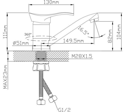 Смеситель AV Engineering AVJAS4-A080-448