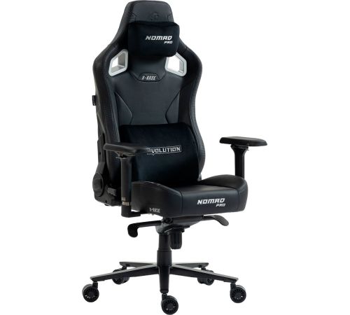 Игровое геймерское кресло Evolution Nomad PRO X-Base Black черный