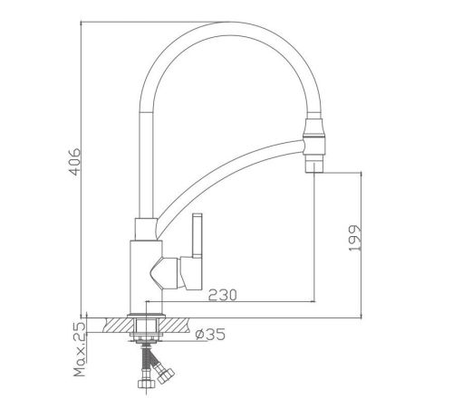 Смеситель Haiba HB73643-7