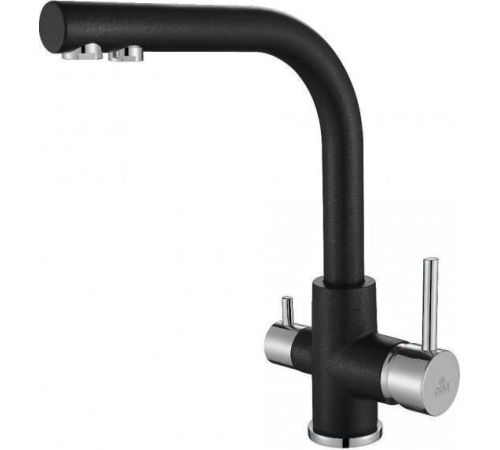 Смеситель Paulmark Essen Es213011-418 черный металлик