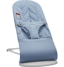 Шезлонг BabyBjorn Bliss Cotton Petal Quilt голубой