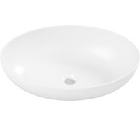 Умывальник Belux Дубай Д-570 18, белый матовый/Solid Surface