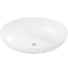 Умывальник Belux Дубай Д-570 18, белый матовый/Solid Surface