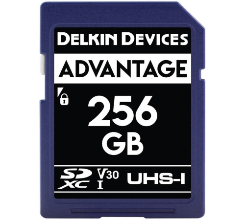 Карта памяти Delkin Devices SDXC Advantage UHS-I 256GB