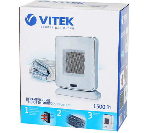 Тепловентилятор Vitek VT-2052 GY
