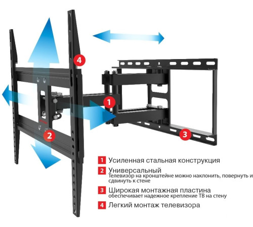 Кронштейн для телевизора Arm Media COBRA-50