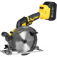Дисковая циркулярная пила Kolner KCW 18BL-165-1 с 1-м АКБ