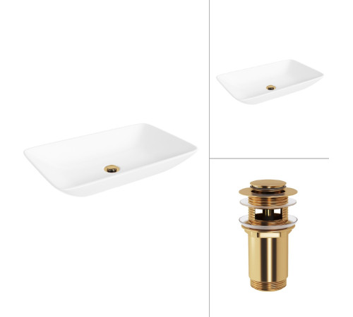 Умывальник Lauter 21540 + клапан 21190G