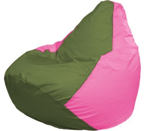Кресло-мешок Flagman Груша Макси Г2.1-226 розовый/оливковый