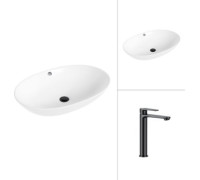 Умывальник Lauter 21709 + Moon 21СК8691BS