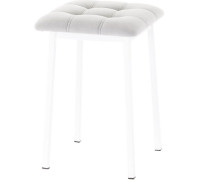 Табурет AMC Comfort 7.6.6 ткань, серый/белый