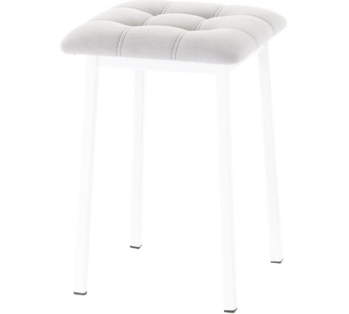 Табурет AMC Comfort 7.6.6 ткань, серый/белый