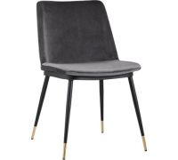 Стул Stool Group Мелисса велюр темно-серый