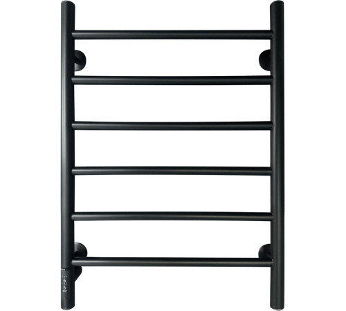 Полотенцесушитель Ростела Виктория 50x70/6 с диммером, черный левый