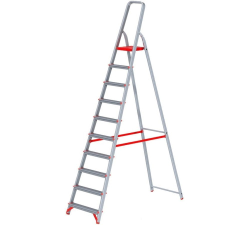 Лестница-стремянка Новая высота NV 311 алюминиевая профессиональная 10 ступеней