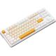 Клавиатура Ajazz AK870 V2 желтый/белый, Ajazz Daydream