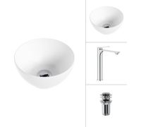 Умывальник Lauter 21601E + Rio 21AM12672 с донным клапаном 21190CH хром