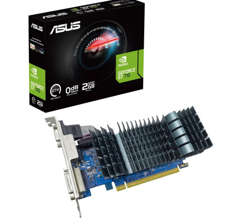 Видеокарта ASUS GeForce GT 710 2GB GDDR5 EVO GT710-SL-2GD5-BRK-EVO