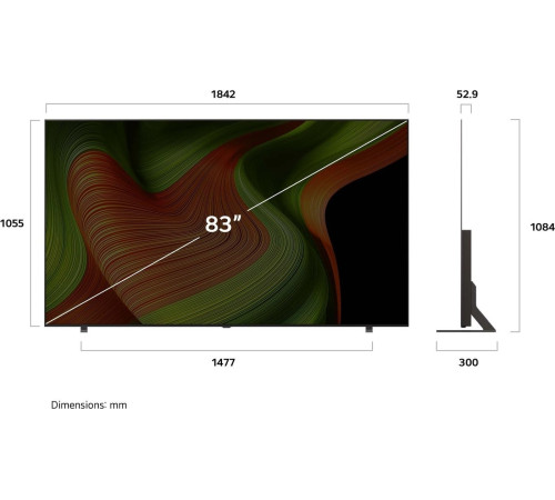 OLED телевизор LG OLED AI B5 OLED83B5RLA