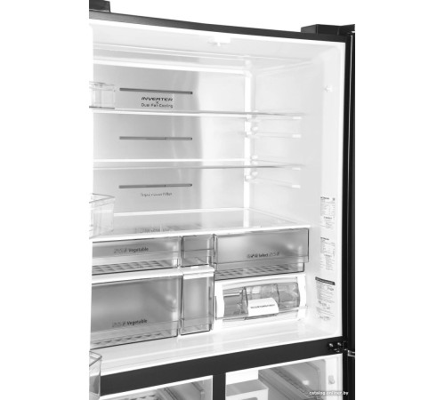 Четырёхдверный холодильник Hitachi R-WB720VUC0GBK