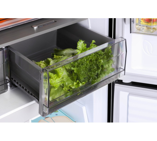 Четырёхдверный холодильник Nord Nordfrost RFQ 450 NFGB Inverter