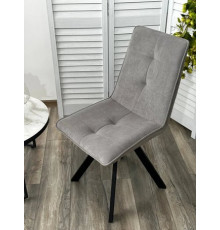 Стул M-City 670M05309 B22 серый/черный