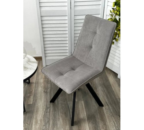 Стул M-City 670M05309 B22 серый/черный