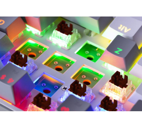 Клавиатура Redragon Fizz серый/белый