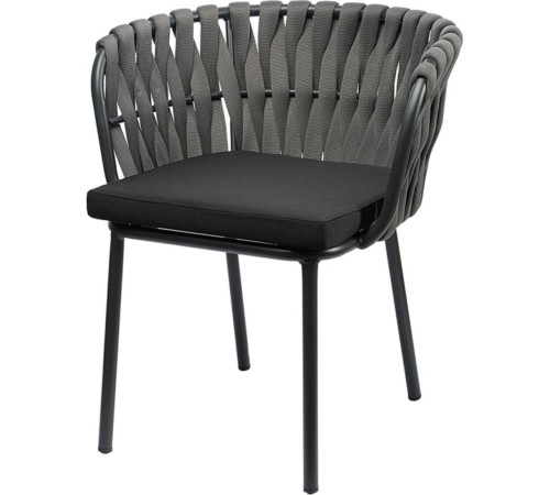 Стул Bergenson Bjorn Braid BB0000812 серый/черный