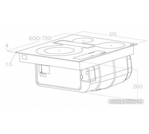 Варочная панель Elica Nikolatesla FIT 3Z BL/A/60