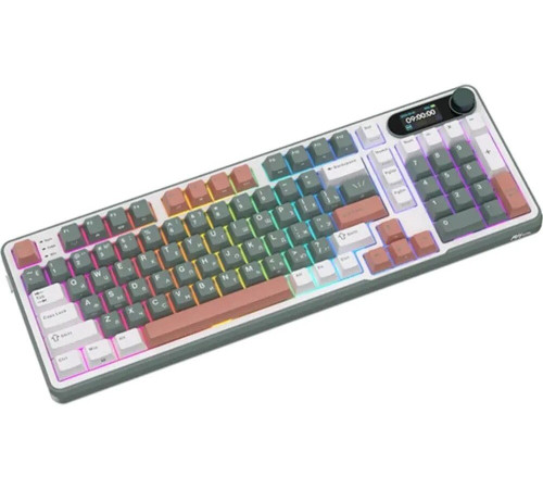 Клавиатура Royal Kludge RK-S98 RGB Clay Green RK Pale Green