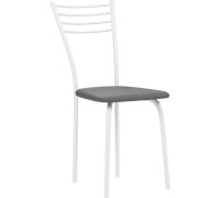 Стул Mio Tesoro Сигма серый/белый
