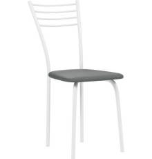 Стул Mio Tesoro Сигма серый/белый