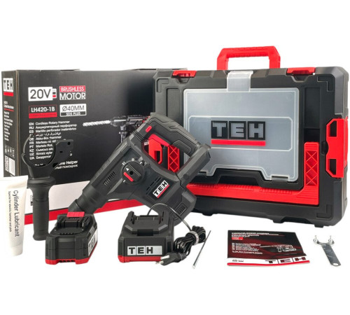 Перфоратор TEH LH420-1B с 1-им АКБ, кейс