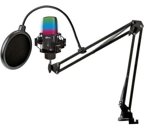 Проводной микрофон Ritmix RDM-270 черный