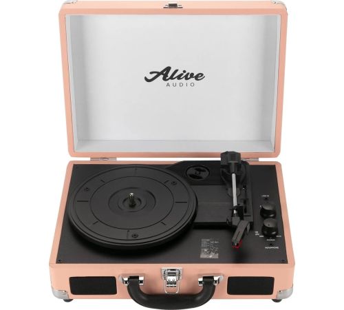 Виниловый проигрыватель Alive Audio Glam Blush