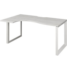 Стол Программа Техно Аргентум-МП НТМП.О-040 левый сосна винтер/белый