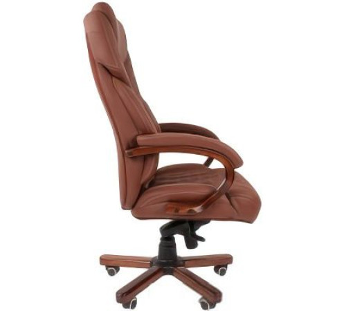 Кресло CHAIRMAN 406 экопремиум, коричневый