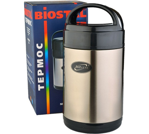 Термос для еды БИОСТАЛЬ NR-2000 Stainless Steel