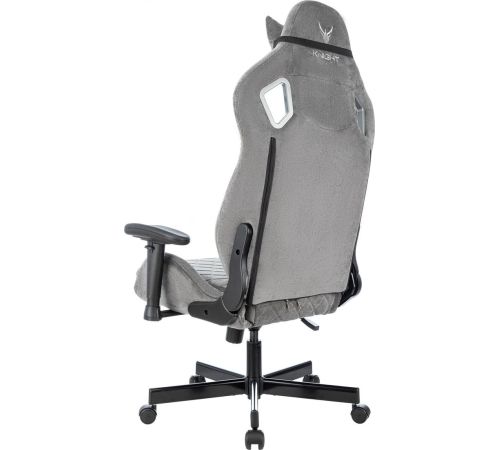 Игровое геймерское кресло Knight Outrider серый Light-19