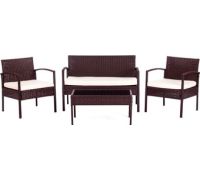 Набор садовой мебели TetChair Лаундж сет mod. 210000 коричневый/DB-02 бежевый
