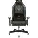 Игровое геймерское кресло Бюрократ Knight Neon черный экокожа