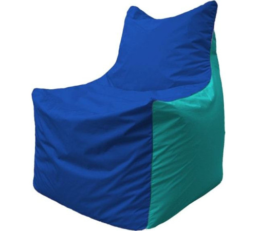 Кресло-мешок Flagman Фокс Ф2.1-124 синий/бирюзовый