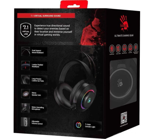 Наушники A4Tech Bloody G521 черный